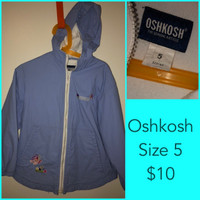 Oshkosh size 5 girls jacket 