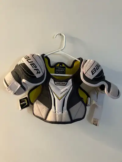 Bauer Supreme S170 Youth Medium Hockey Chest Shoulder Pads, View more
