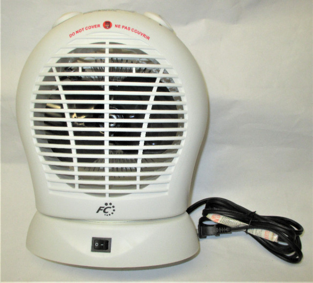 1500W Fusion Canada Fan Heater Model 10009 Good Work Condition in Heating, Cooling & Air in Stratford