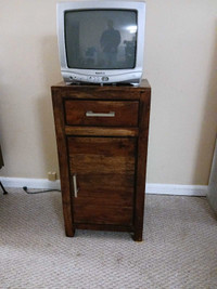 Vintage solid wood stand 