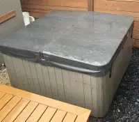 Hot tub, cover and lifter