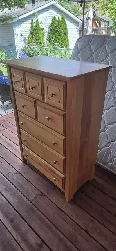5 Drawer all-wood dresser, View more