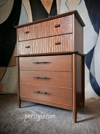 SOPHISTICATED MID CENTURY DRESSER- Free Delivery in Ottawa