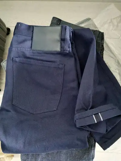 Unbranded UB108 selvedge chino - skinny fit - size 30 - navy, View more