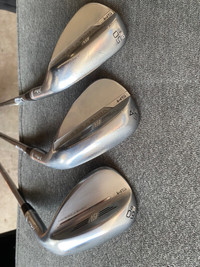 Vokey Wedge set. 60, 54, 50. (Can be bought separately).