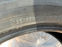 235/55 R19 Toyo A39 tires.