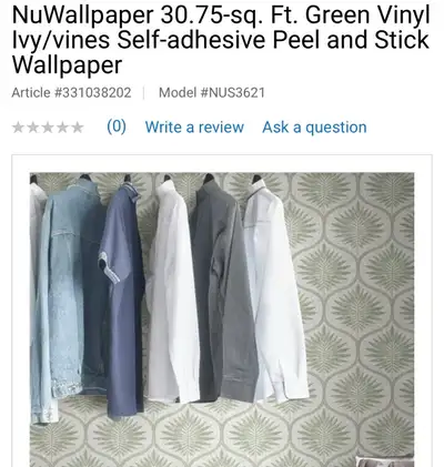 2 NEW ROLLS OF SELF ADHESIVE WALLPAPER , View more