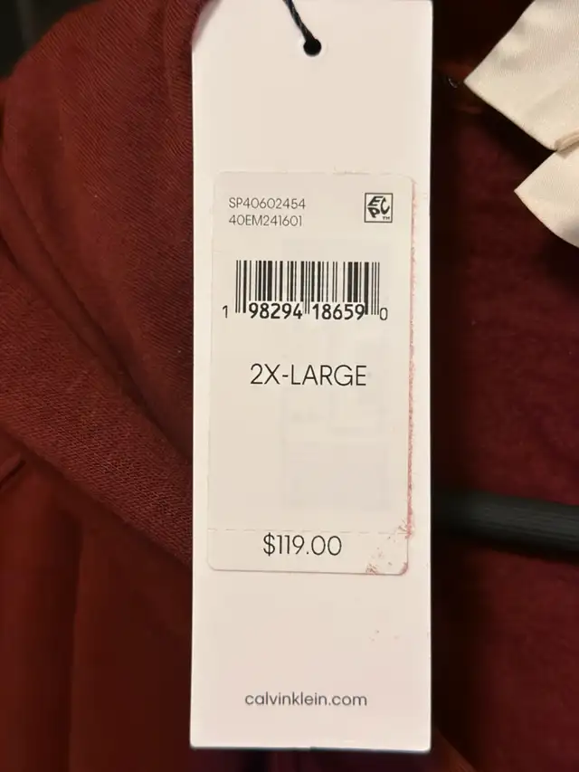 Calvin Klein Men's Archive Logo Fleece Zip Hoodie in Men's in City of Halifax - Image 4