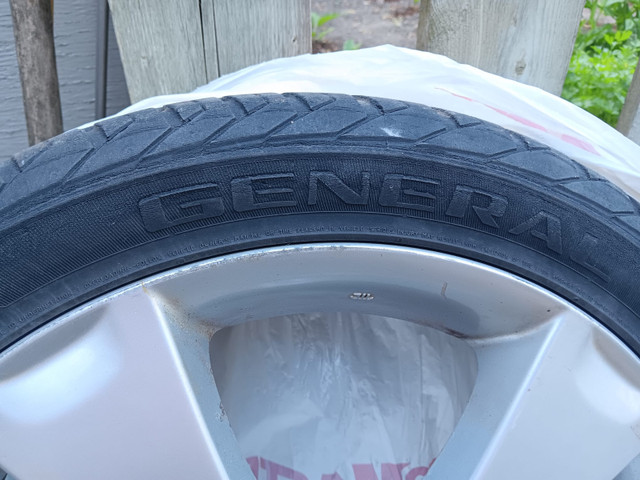Set of 4 Tires (General) and Rims (2007 Mazda 3 Protege) in Tires & Rims in City of Toronto - Image 2
