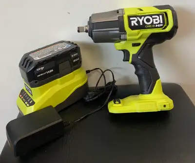 Ryobi Impact Wrench W/Battery + Charger, View more