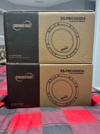 2 12” soundstage subs