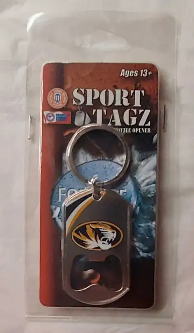 NCAA University Of Missouri Bottle Opener Key Ring , View more