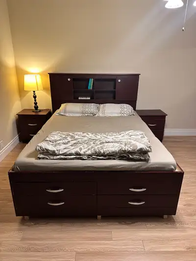 Complete 5-Piece Queen Bedroom Furniture Set, View more
