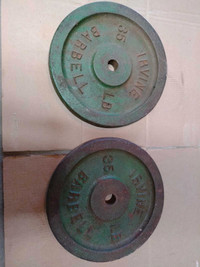 Set of 35 lbs Weight Plates