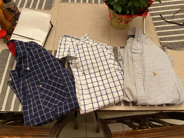 Tommy Hilfiger & Ralph Lauren Long Sleeve Dress Shirts - Size 16