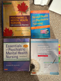Psychiatric nursing program textbooks 