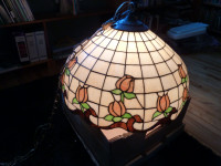 TIFFANY STYLE CEILING LIGHT FIXTURE