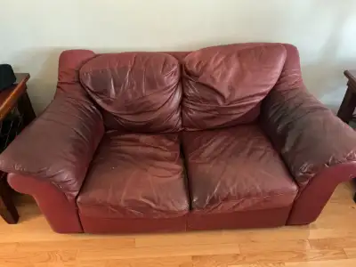 Leather Sofa Loveseats (2), View more