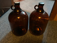 Vintage Dark Glass Bottles