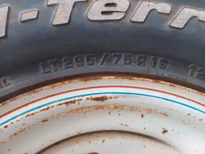 Tire on rim