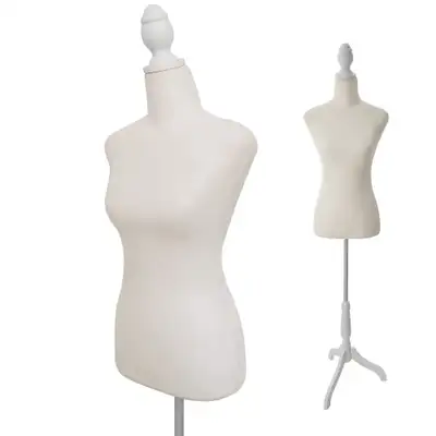 Female Mannequin Body Torso Dress with Adjustable Tripod Stand, View more