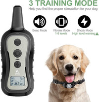 PATPET Dog Training Collar- Dog Shock Collar with Remote, w/3 Tr