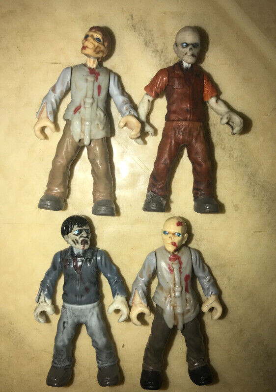 Zombie Living Dead Mini Toy Action Figure Lot of 4 in Toys & Games in St. Catharines - Image 2