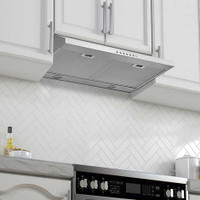 Ancona 30 in Stainless Steel Ducted Under-Cabinet Range Hood,