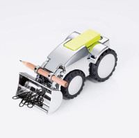 TROIKA Excavator Digger Desk Organizer with Friction Engine