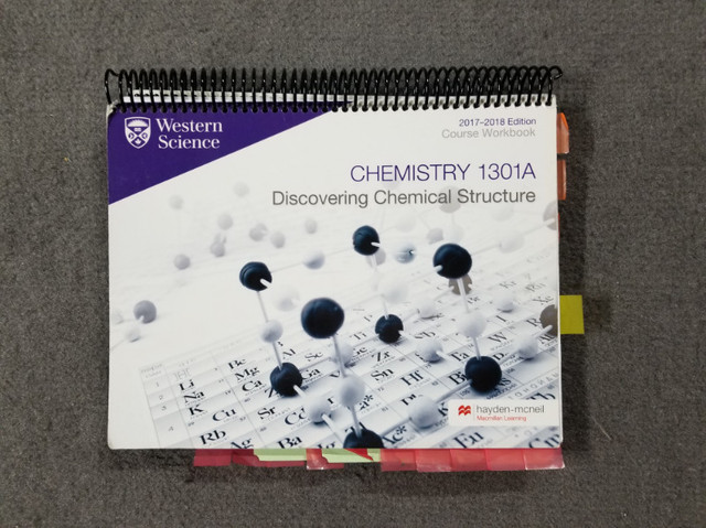 Western Science Chemistry 1301A Textbook/Workbook in Textbooks in London