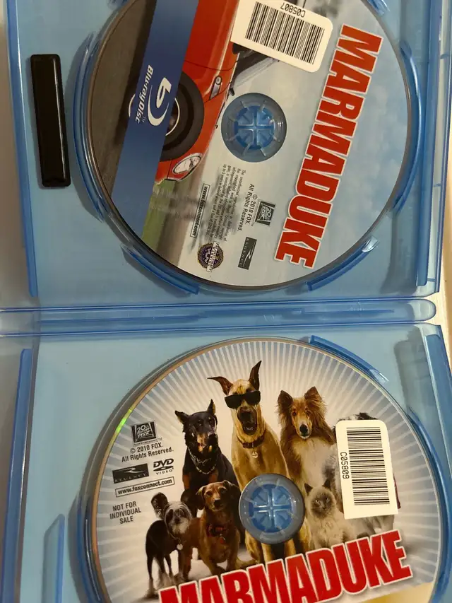 Marmaduke Blu-ray & DVD for $7.62863729206531122