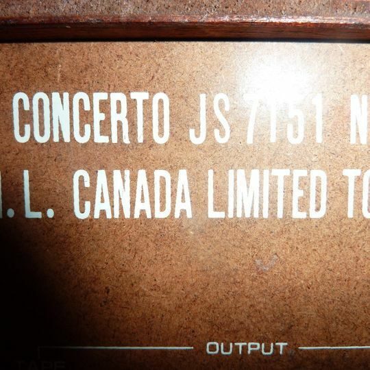 Vintage Concerto Receiver - Model JS 7151 in Stereo Systems & Home Theatre in City of Toronto - Image 3