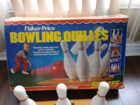 Vintage Fisher Price sports quilles 1986 complet