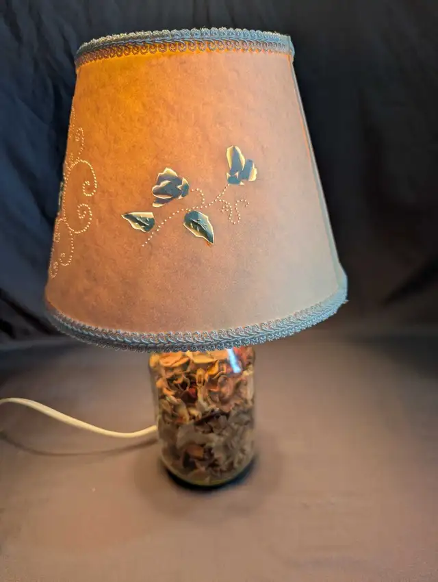 Lamp with Pierce Cut Lampshade in Indoor Lighting & Fans in Charlottetown - Image 3