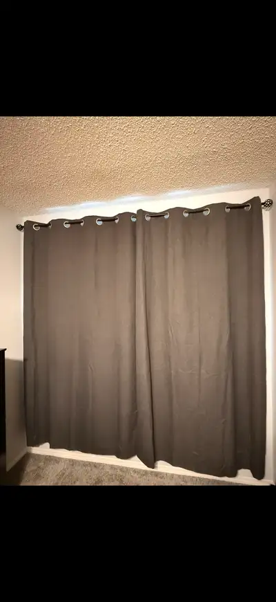 Black out grey curtains, View more
