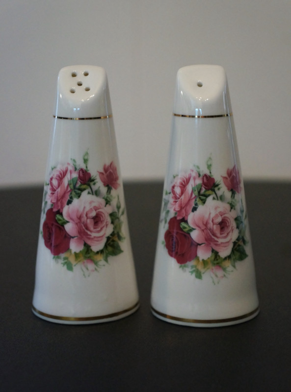 Vintage Salt and Pepper Shakers - Roses - England in Kitchen & Dining Wares in City of Toronto