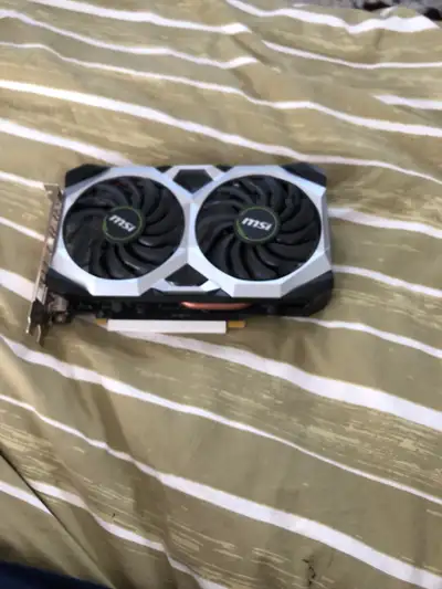 Selling a used MSI Ventus XS GeForce GTX 1660 Ti with 6GB of GDDR6 memory, perfect for gaming. This...