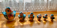 Vintage Lefton Bluebird ceramic set