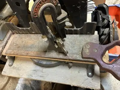 Vintage Stanley Mitre and saw, View more