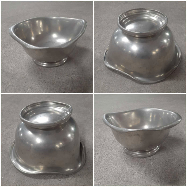 K.M.D. Pewter Bowl Royal Holland KMD Tiel Vintage Dinnerware in Kitchen & Dining Wares in City of Toronto - Image 3