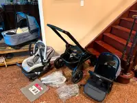 Peg- Perego Team stroller (double) With car seat