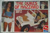 1/25 AMT ERTL 1999 Dukes of Hazzard Daisy's Jeep CJ Molded Color