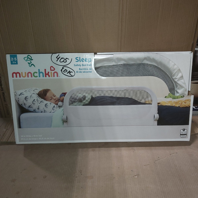 Munchkin Sleep Bed Rail, Fits Twin, Full and Queen Size Mattress in Beds & Mattresses in Mississauga / Peel Region - Image 2