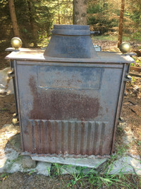 Vintage iron wood stove hearth craft
