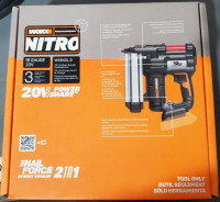 WORX Nitro 20V Power Share 18 Gauge Nail & Staple Gun | WX840L |