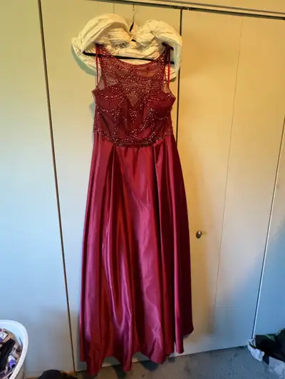 Never worn as COVID happened just after buying and by time dances started up again it no longer fits...