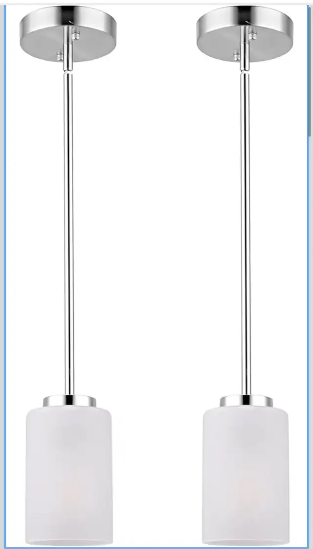 SILAMPDI Bathroom Light Fixtures Silvery, Vanity Lights for Bath in Indoor Lighting & Fans in Mississauga / Peel Region - Image 2