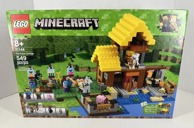 Lego Minecraft The Farm Cottage 21144 (Brand New Sealed) in Toys & Games in Markham / York Region - Image 3