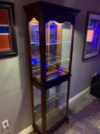 Curio Cabinet with light for Sale!