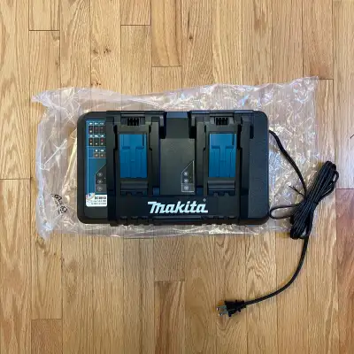 BRAND NEW - Makita 18v LXT dual port rapid charger, View more